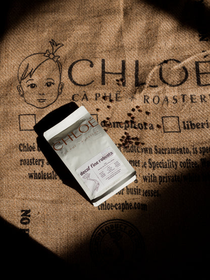 Chloé Cà Phê — Decaf Nam Ban Fine Robusta Anaerobic Natural Coffee Beans | Lâm Đồng, Việt Nam